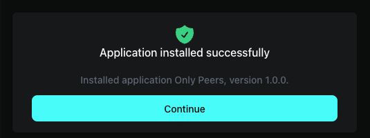 ApplicationInstalled